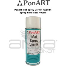 Ponart Mat Sprey Vernik PAS834 -Sprey Film Matt- 400ML