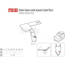 Empressco Ayarlı 30MM Alttan Gelen Lastik Reçme Bağlantı Aparatı