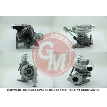 Gua 40612 - Turbo Şarj Renault Trafıc Iı 90-115BG Master Iıı 2.3 Dci 110-125-145BG M9T Opel Vivaro 2.0-2.5cdtı