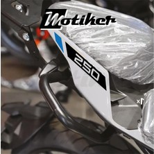 Motiker Cfmoto 250NK 2018 / 2025 Arka Kuyruk Stıcker Model 5 Siyah Mavi Renk