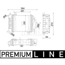 Mahle Turbosarj Radyatoru Mercedes W205 W212 W213 W166 W222 C217