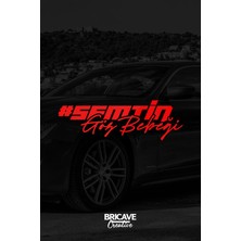 Aydın Garage Semtin Göz Bebeği Yazı Jdm Araba-Motosiklet Cam Etiket Sticker 19X6CM