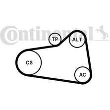 Contitech Alternatör Gergi Kiti P207-P208-P308-P508-RZC-P2008-P3008-P5008-PARTNER-BERLINGO-C3-C4- C5-Ds3-Ds4-Ds5 1.4-1.6 Vtı-Thp Ep3-Ep6