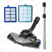 İcanpares Philips Uyumlu Fc 9724, Fc 9721, Fc 9713, Fc 9712, Fc 8770 Triactive Borusu Emici Başlık Ön ve Hepa Filtresi