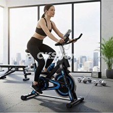 CKSpor Spinning Bike Dikey Kondisyon Bisikleti – Ayarlanabilir ve Sessiz Ev Tipi Egzersiz Aleti