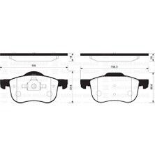 SANGSIN Sangsın SP1535 Ön Fren Balata Suzukı Grand Vıtara 2.0l J20A SQ420 5 Kapı 98-05 / Vıtara 2.0l H20A SV620 V6 94-98 5520077E00-5520065D31-5520065D10