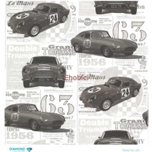 E Hobici Diamond Pirinç Dekopaj Kağıdı - 306 - 30X30