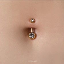 Rupen Kraft 316 Cerrahi Çelik Kararmaz Anti Alerjik Göbek Piercing I