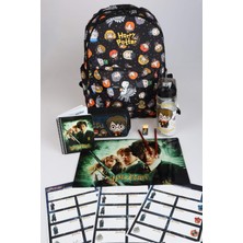 Dekomus Ile Lisanslı Harry Potter Büyük Boy Okul Çantası,kalem Çantası ve Trıtan Matara 500 ml Ile Kırtasiye Seti