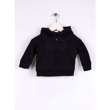 Gap Baskılı Bebek Siyah Sweatshırt 789813003-A