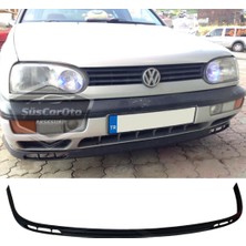 Caralp Vw Golf 3 1991-1998 Uyumlu Üniversal Laguna Lip Esnek Ön Lip 2 Parça Tampon Altı Dil Karlık Ön Ek