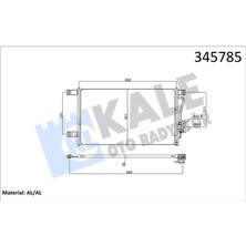 Kale Kondenser Al/al L 200-PAJERO Sport