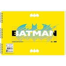 2 Adet  Batman 25*35 15 Yp. Spiralli Resim Defteri