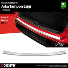 Drs Tuning S-Dizayn Renault Austral Krom Arka Tampon Eşiği 2023 Üzeri A+ Kalite
