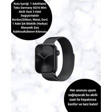 Butik Akıllı Saat Sq-16 Mini Series 10 | Unisex Tasarım Sağlık ve Spor Takibi