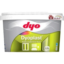 Mey İthalat Dyo Dyoplast Plastik Iç Cephe Boyası 2,5 Litre Siyah