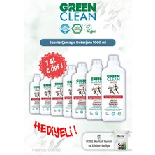 Green Clean 7 Al 6 Öde Sports Çamaşır Deterjanı 1000 ml ve Rosie Hediye