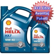 Shell Helix Hx7 10W40 4+1=5 Litre Avantaj Paketi