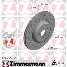 Zimmermann Fren Dıskı Havalı Delıklı Arka Sol Bmw G30 G32 G11