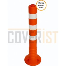 Coverist Plastik Yol Şerit Ayırıcı Otopark Dubası 75CM Reflektifli Delinatör Tpu