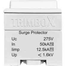 Trimbox B+C Sınıf 4 Kutuplu Aşırı Gerilim Parafudr Sig.çıkışına PARALEL(50KA)