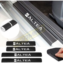 Carmind Seat Altea Karbon Kapı Eşiği Oto Sticker 4 Adet