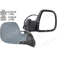Gva 1029108 Dış Dikiz Aynası Fıat Yeni Doblo Combi- Carg0 Elektrikli Astarlı Rezistanslı Otomatik Açma Kapama Sağ 23- 155303122