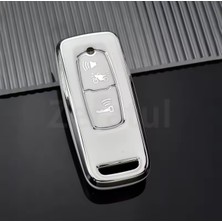 Honda 150 350 Adv Anahtar Kılıfı Beyaz-Silver