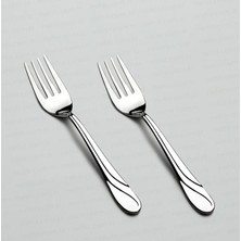 Nehir Safir Model 12 Adet Yemek Çatal ( Paslanmaz Garantili)