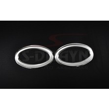 S-Dizayn Citroen C3 Picasso Krom Sinyal Çerçevesi 2 Prç 2010-2017