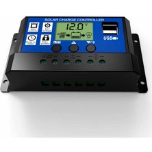 Schulzz Solar Güneş Paneli Akü Şarj Kontrol Regülatörü 6 Farklı Amper