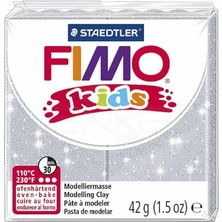 Fimo Kids Polimer Kil 42G NO:812 Yaldızlı Gri