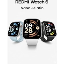 Rova Xiaomi Redmi Watch 6 Uyumlu  3 Adet Şeffaf Ultra Koruyucu Nano Jelatin