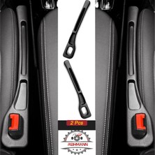 REIHMANN Toyota Land Cruiser Prado J150 2009-2010-2011-2012-2013 Oto Ön Koltuk Arası Organizeri, Araba Şöför Koltuğu Boşluk Doldurma Aparatı, 2 Adet Siyah, Telefon/anahtar Koyma Depolama