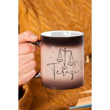 Empressco Burç Temalı Sihirli Porselen Kupa, Terazi Burcu Arkadaşınıza Özel Hediye