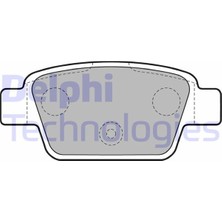 Delphi Delphı LP1719 Arka Fren Balatası Fıat Stılo 02> Lınea 07> Bravo Iı 07>14 Alfa Romeo Mito 08> Multıpla 99> 77364590-77363518-77362768-9949280
