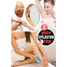 Empressco Nano Cam Teknolojili Kristal Saç Silgisi, 2'li Paket, Yenilikçi Epilasyon Taşı