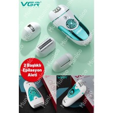 Empressco Çift Fonksiyonlu Tıraş ve Epilasyon Cihazı, USB Şarjlı Kadın Bakım Seti