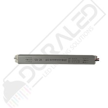 Ultra Slim Ince Parmak LED Adaptör 12 Volt 2 Amper 24 Watt (15X2X2CM)