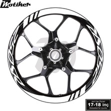 Motiker Cfmoto 250SR Geniş Jant Sticker Modeli 16'lı Beyaz
