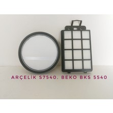 Arçelik Ithalatçı Garantili S-7540 Siklon Süpürge Filtre Seti Beyaz