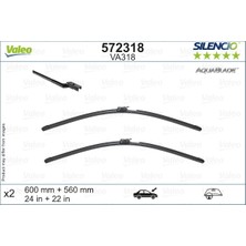 Valeo Sılecek Supurgesı Takımı 600MM / 560MM Mercedes S-Class Coupe C217 15 Isıtmalı