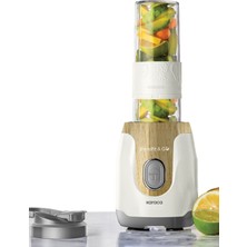 Empressco Kahverengi Taşınabilir Kişisel Smoothie Blender, Şık ve Kullanışlı Tasarım
