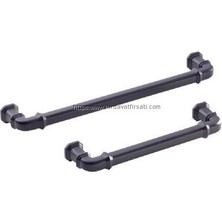 Doğanlar Gusto Siyah Mobilya Kulp Kulbu 128 mm