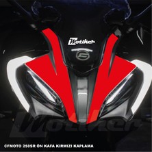 Motiker Cfmoto 250SR Ön Kafa Kaplama Modeli Kırmızı Renk
