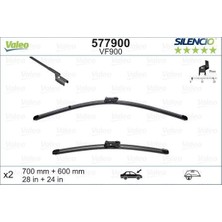 Valeo 577900 - Ön Silecek Sılencıo Flat 70CM 60CM Muz Tipi Astra K 15 -C4-Coupe B5 04 P307 cc T5 03-05