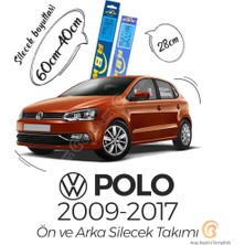 Siegen Rbw Ön ve Arka Silecek Seti Volkswagen Polo 2009-2017 ile Uyumlu