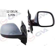 Gva 1075543 Dış Dikiz Aynası Sağ Transporter T6 Caravelle 10> Elektrikli Isıtmalı Astarlı Konveks 5 Fiş VM-6196EHPR 7E1857507CA9B9-7E1857528GRU-7E18575