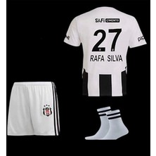 Alaturka Mix Beşiktaş 2024/25 Rafa Sılva Çocuk Iç Saha Forması 4lü Set Şort/çorap/bileklik