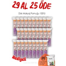 Lux 100'LÜ 29 Al 25 Öde Disk Makyaj Pamuğu ve Rosıe